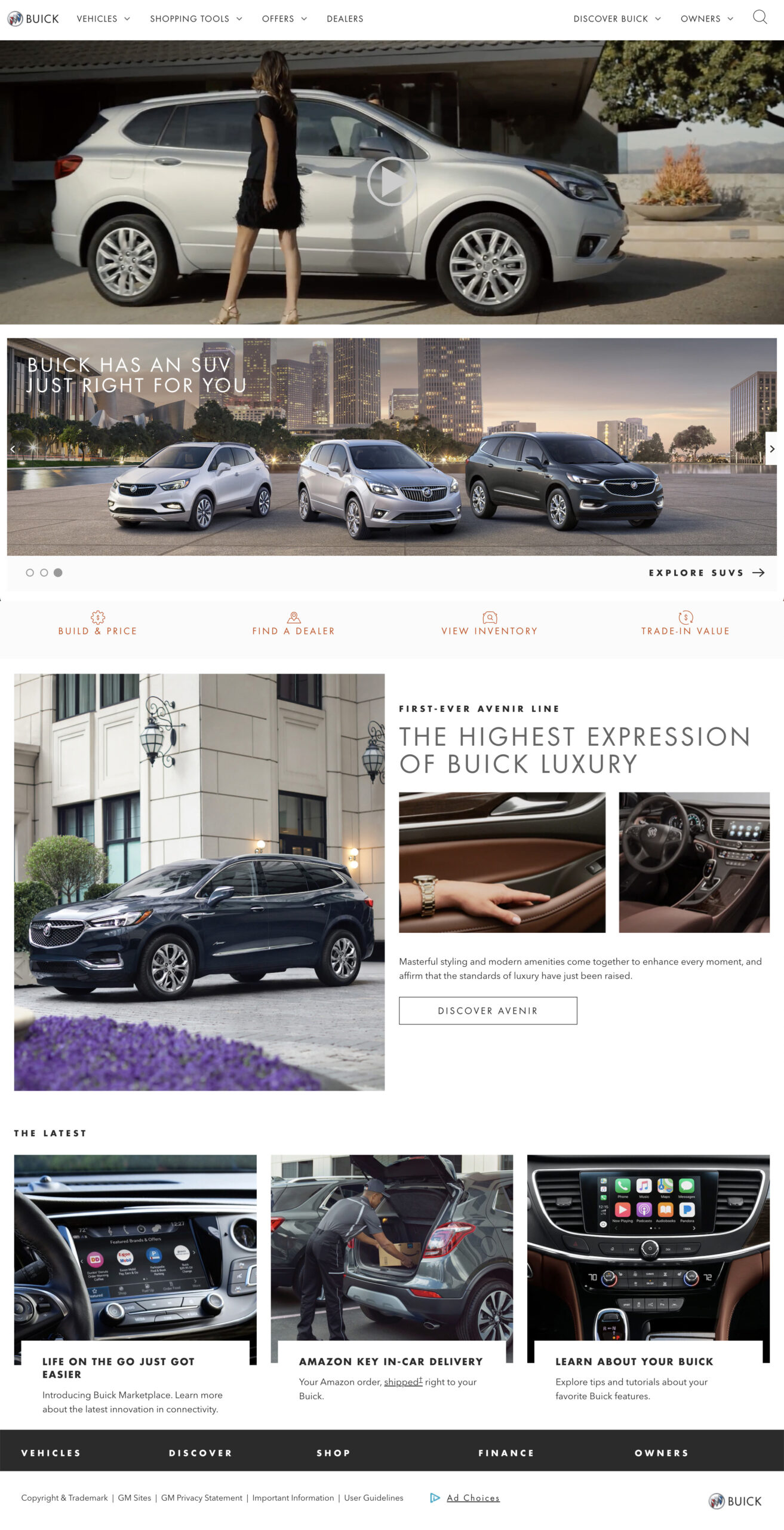 Buick Website Build